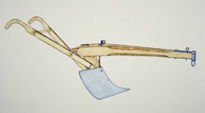 スチールブレードプラウ（カラーリトグラフ 作： American School