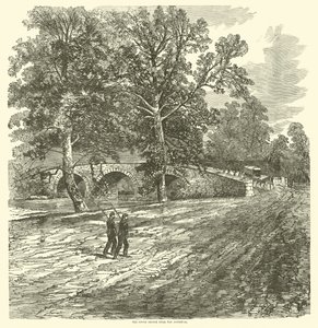 1862年9月、アンティータムに架かる石の橋 作： American School