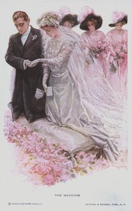 結婚式（カラーリトグラフ） 作： アメリカの学校