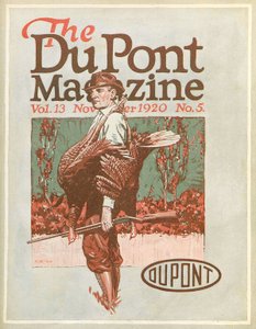 1920年11月、トルコのハンター、デュポン誌の表紙 作： American School