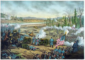 米南北戦争：ストーン・リバーの戦い（第2次テネシー州マーフリースボロの戦い）12月31日 作： American School