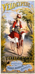 Velocipede たばこ雑誌の広告 作： American School