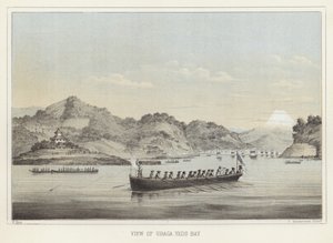 浦賀、江戸湾、日本の眺め 作： American School