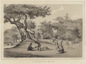 ナパ近くの村、リューチュー（琉球列島） 作： American School