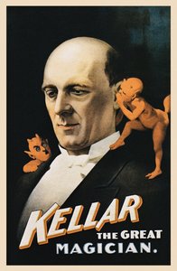 悪魔がささやく男のヴィンテージ・ポスター 作： American School