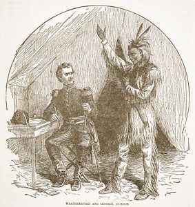 ウェザーズフォードとジャクソン将軍、本のパブから。 1896 作： American School