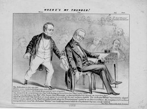 私の雷はどこですか？、c。 1850 作： American School