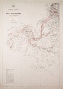 北大西洋の風向・潮流図 作： American School