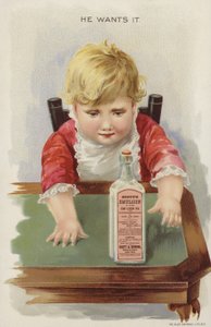 テーブルに座っている少年 作： American School