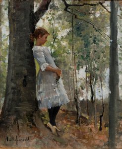 葉の森の少女