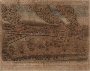 レキシントンとコンコードの戦い: プレート I、レキシントンの戦い、1775 年 4 月 19 日。プレート II、コンコードの町の眺め。 プレート III: コンコードのサウスブリッジでの婚約。 プレート IV: レキシントン南部の眺め。