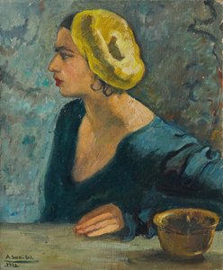 自画像 作： Amrita Sher Gill