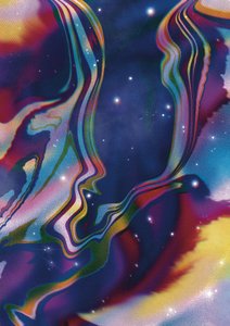 幻想的な宇宙の顔 作： 