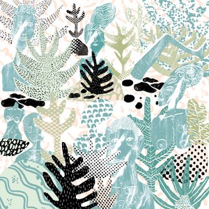 Undergrowth, 2015（デジタルコラージュ）