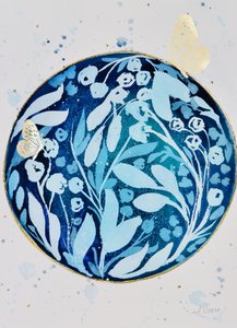 ゴールデン・バタフライ・ブルー・ガーデン 作： 