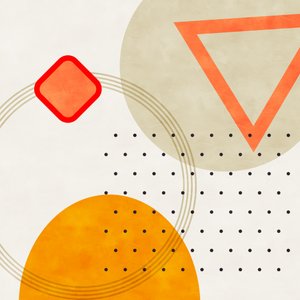 バウハウス中期 幾何学 3 作： Ana Rut Bre