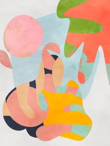 パステル調の切り抜き 作： Ana Rut Bre