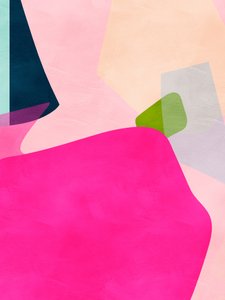 パステルピンクの形