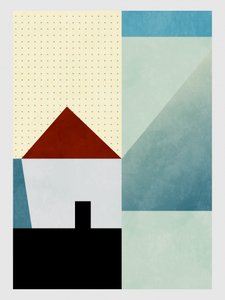 スペース・ブルー・ハウス 作： Ana Rut Bre