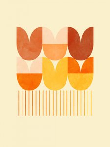 スプリング・ミッド・ラプソディ オレンジ 1 作： Ana Rut Bre