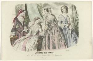 Journal des Dames、1850 年 6 月、No. 1608: Ch. Mme Louis Janet (...) 作： Anaïs Colin Toudouze