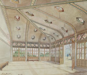 リセヴィクトルユーゴー、パリ、1894年（紙にトイレ） 作： Anatole de Baudot