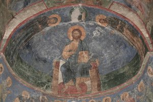 キリストは12世紀の世界の救い主を即位