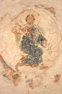 キリストの昇天、1313 作： Ancient Russian frescos