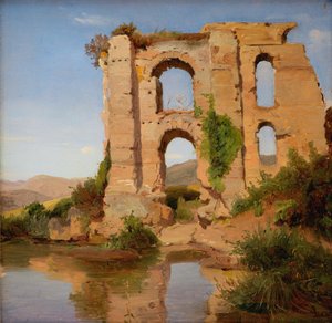 チボリ近くの水道橋アニエネ・ヌオーヴォの遺跡 作： Anders Christian Lunde