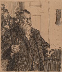 トースト II、1893 年。 作： Anders Leonard Zorn