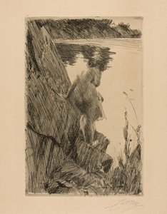 バザー 作： Anders Leonard Zorn