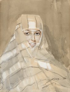 ベドウィンの少女、1886年 作： Anders Leonard Zorn