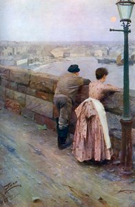 フィッシャーマン、セントアイブス、1888年、1912年。 作： Anders Leonard Zorn