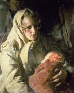 マドンナ、1899年 作： Anders Leonard Zorn