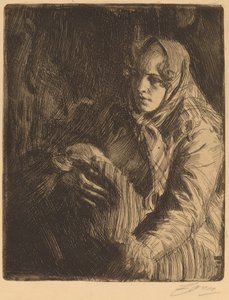 マドンナ、1900年。 作： Anders Leonard Zorn