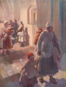 クリスマスのマティン、c1912 作： Anders Leonard Zorn