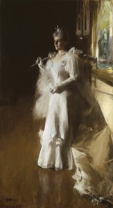 ポッター・パーマー夫人、1893年。 作： Anders Leonard Zorn