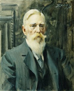 カールアクセルソデルルンドの肖像、1918年 作： Anders Leonard Zorn