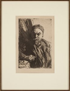 詩人ポール・ヴェルレーヌの肖像1844-1896、1895 作： Anders Leonard Zorn