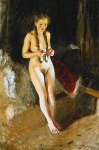 サイン、1912 作： Anders Leonard Zorn