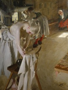 日曜日の朝 作： Anders Leonard Zorn