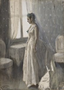花嫁、1886 作： Anders Leonard Zorn