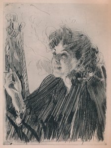 シガレットダンス、1890年代頃、1946 作： Anders Leonard Zorn