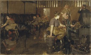 リトルブリュワリー、1890 作： Anders Leonard Zorn