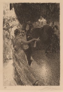ワルツ、1891年。 作： Anders Leonard Zorn