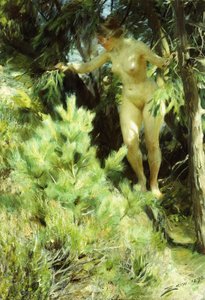 ウッドスプライト、1892 作： Anders Leonard Zorn
