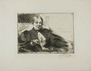 アンナ・ワレンバーグ 作： Anders Leonard Zorn