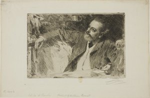 アントニン・プルースト 作： Anders Leonard Zorn