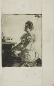 ピアノで 作： Anders Leonard Zorn