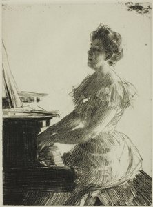 ピアノで 作： Anders Leonard Zorn